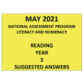 2021 ACARA NAPLAN Reading Answers Year 3